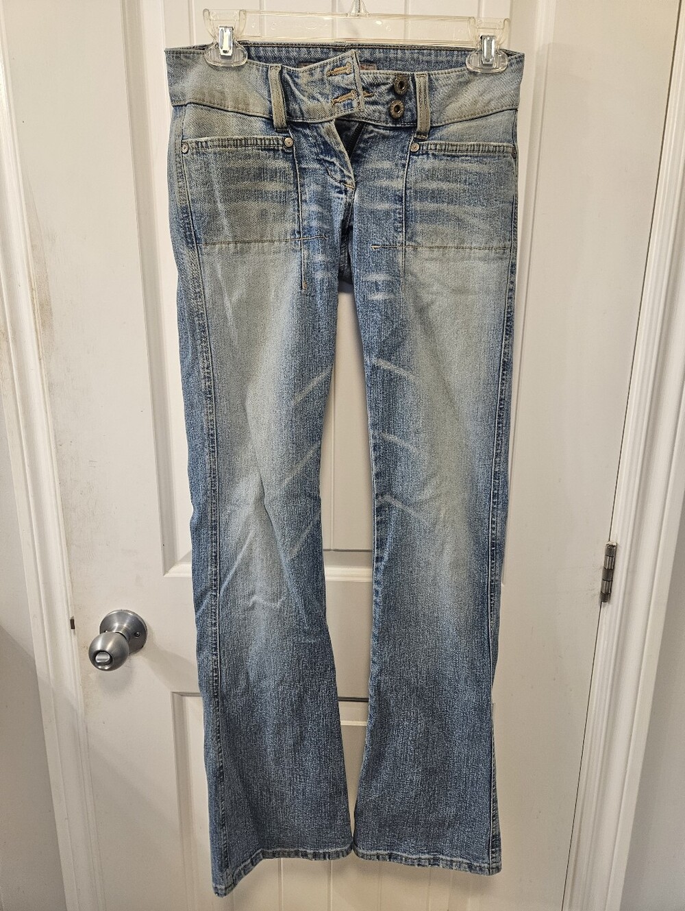 Vintage Parasuco Light Blue Flare Jeans